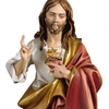 Detail of the 8" Italian Sacred Heart of Jesus Statue