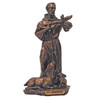 4" Bronze Saint Francis Statue