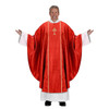 N7317 Marseille Jacquard Chasuble Red