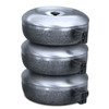 451S Stacking Ciboria in Silver-Oxide