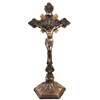 17" St. Benedict Bronze Tone Cross