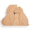 Dog Family Wood Puzzle
