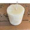 Detail photo of one candle