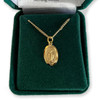 Oval 18Kt Gold Miraculous Necklace in gift box