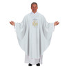 D1737  IHS Chasuble in White