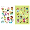 First Sticker Book My Friends spread of stickers sample