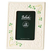 Belleek Tara Photo Frame holds a 4" x 6" photo has easel back