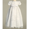 Back of the Savannah Baptismal/Christening gown