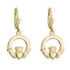 Éireloom 14K Gold Claddagh Earrings