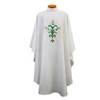 860 Chasuble with Easter Lily Design Pure White