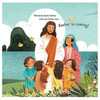 Inside page showing Jesus with Children in Easter is Coming Board Book