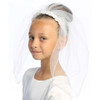 T-43 Floral Headband with Veil
