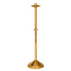 K558 Polished Brass Paschal Candlestick 44"H