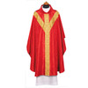 2-312 Gothic Cut Chasuble in Damask Red