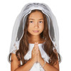 Satin Trim First Communion Veil
