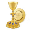 10-151 Neo-Gothic Chalice & IHS Paten