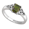 Sterling Trinity & Connemara Irish ring