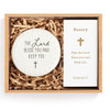 Packaging for the Bless You Rosary and Trinket Box