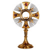 K678 Monstrance with 24K Gold and Oxidized Silver