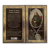 Front and back of the St. Frances Mother Cabrini pamphlet