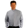 8932 BV Long Sleeve Grey Clergy Shirt