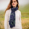 Shamrock scarf on a model