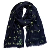 Navy Irish Shamrock Scarf