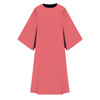 7-25 Plain Dalmatic in Dupion Rose