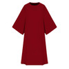 7-25 Plain Dalmatic in Dupion Dark Red