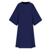 7-25 Plain Dalmatic in Dupion Blue