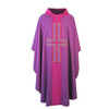 011S Chasuble with Lucerne Applique Purple
