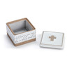Inside view of the DEMDACO Faith Keepsake Box