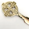 Detail of the top of the Brass Celtic Letter Opener