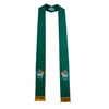 18143 Agnus Dei Overlay Stole from MDS Green