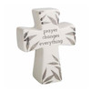Prayer Cross with Silver Flourishes