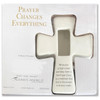 Instructions on the back of the Prayer Cross about writing prayers down and inserting them into the cross
