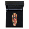 3" Wood Our Lady of Guadalupe Statue and Black Case