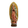 Detail photo of the 3" Wood Our Lady of Guadalupe Statue