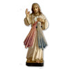 Detail photo of the 3" Wood Divine Mercy Statue