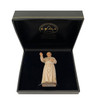 3" Wood Saint John Paul II Statue and case