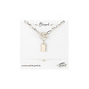 "Blessed" Toggle Necklace made from stainless steel with a 18k gold finish