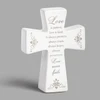 Love is Patient ceramic cross