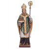 9IN Wood Saint Patrick Statue carved by Italian artisans