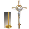 30PC85 Processional Crucifix in Bronze
