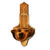 245-83C Holy Water Font Bronze