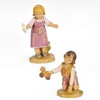 2 Piece Fontanini Cai & Ella Children Figurine Set