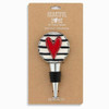 DEMDACO Red Heart Bottle Stopper packaging