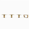 Side view of the Nativity Star Napkin Ring Set of 4