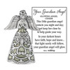 Glow Guardian Angel Charm and Message Card