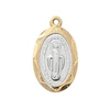 Detail of the 16IN Two-Tone Miraculous Necklace